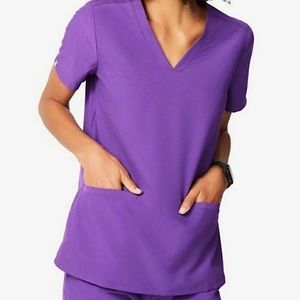 FIGS Limited Edition Casma Top in Ultraviolet SZ S